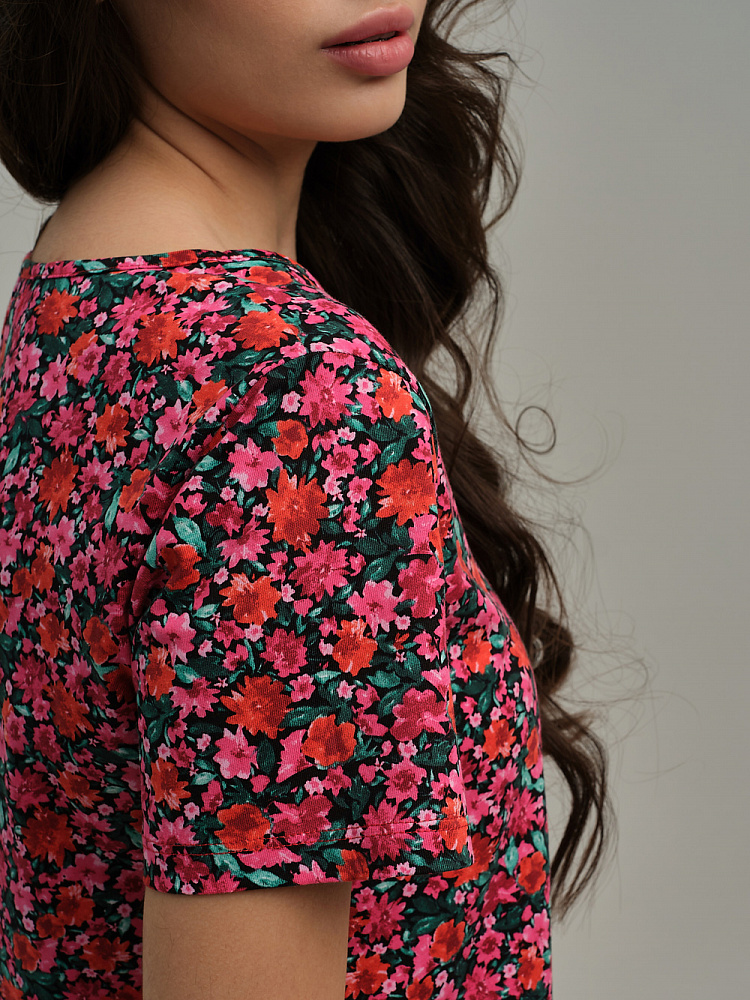 Платье из хлопка Kira Полевые цветы_10557