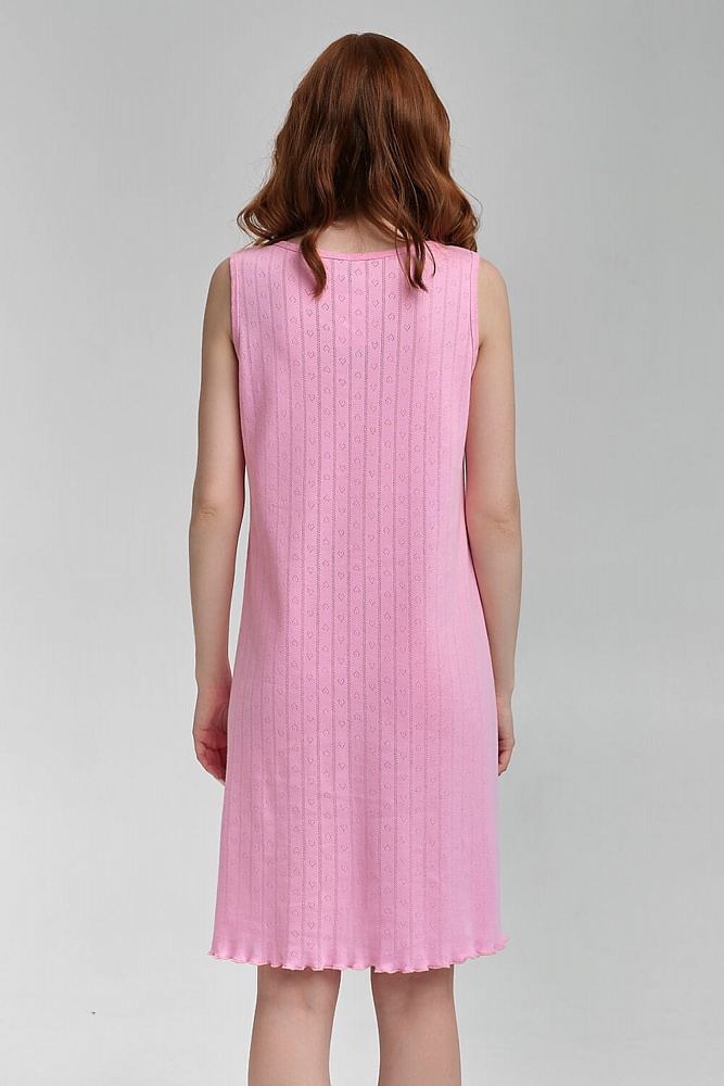 Сорочка на широких лямках Alisa Розовый_8968