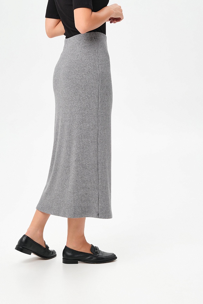 Юбка Cozy Soft Серый меланж_16993