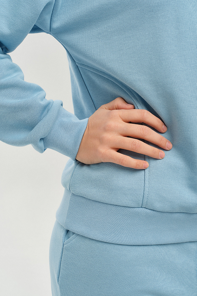 Свитшот из футера Art place Голубой_14415