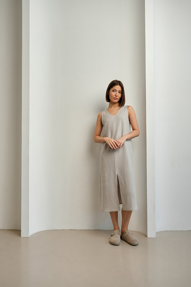 Сарафан длинный Sonet Светло-серый_15072