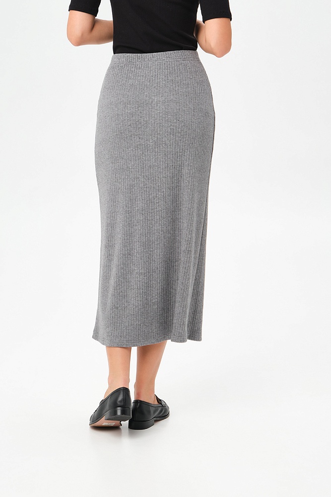 Юбка Cozy Soft Серый меланж_16992