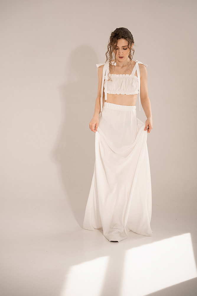 Юбка Wedding Молочный_15539