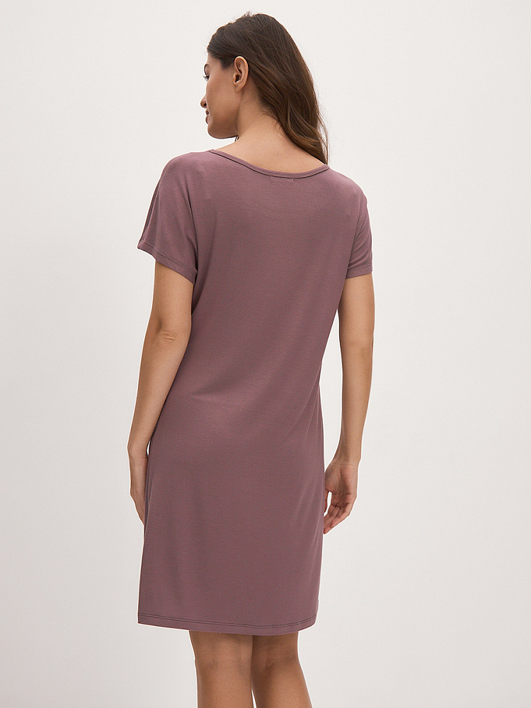 Платье из вискозы с кружевом Peris Лиловый_13377