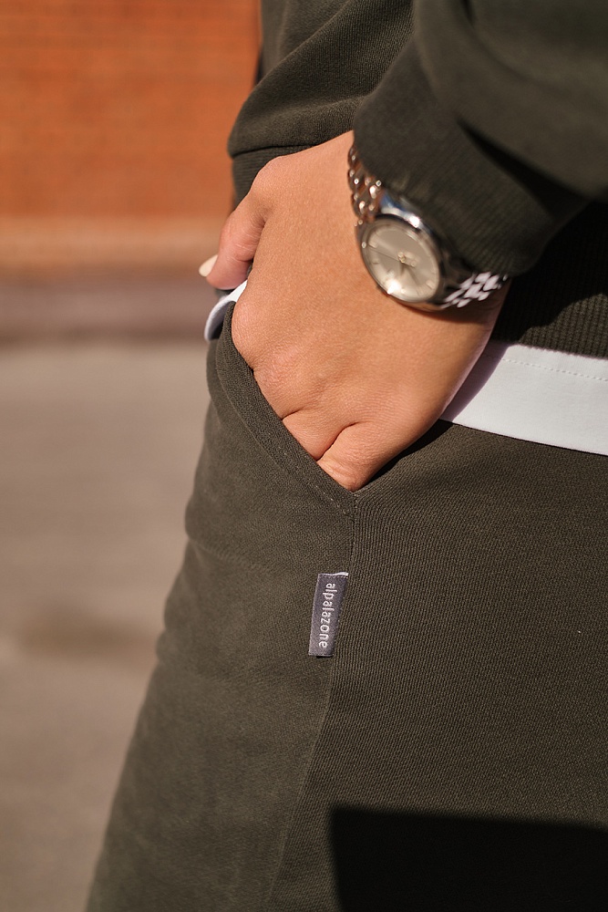 Джоггеры с начесом Lori Зеленая хвоя_17756