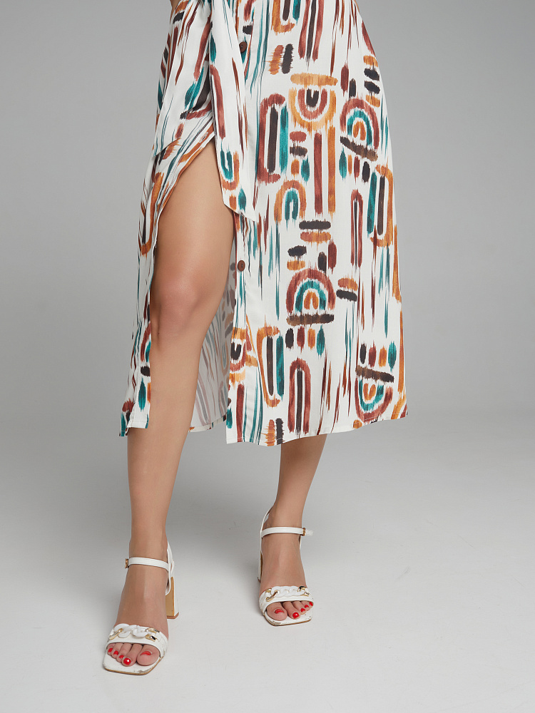 Платье-рубашка  Pretty Акварель_10434