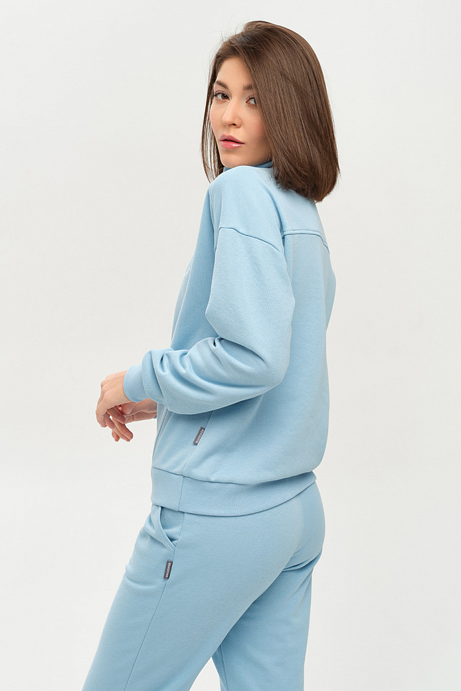 Свитшот из футера Art place Голубой_14413