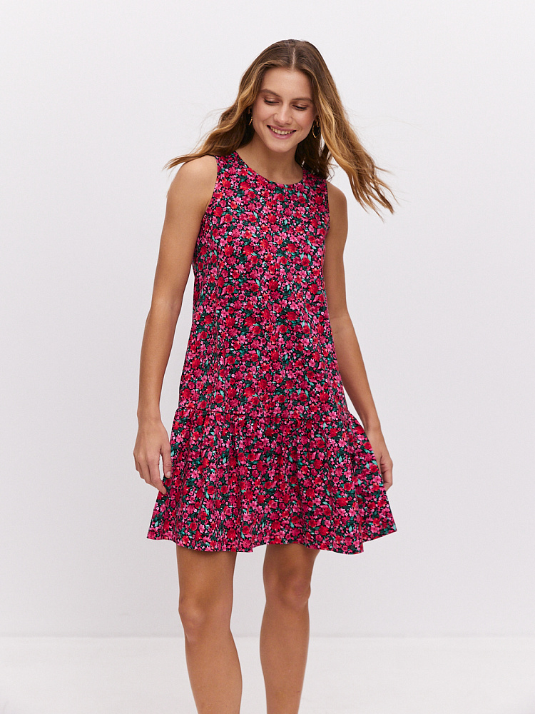 Платье из хлопка Kira Полевые цветы_10631