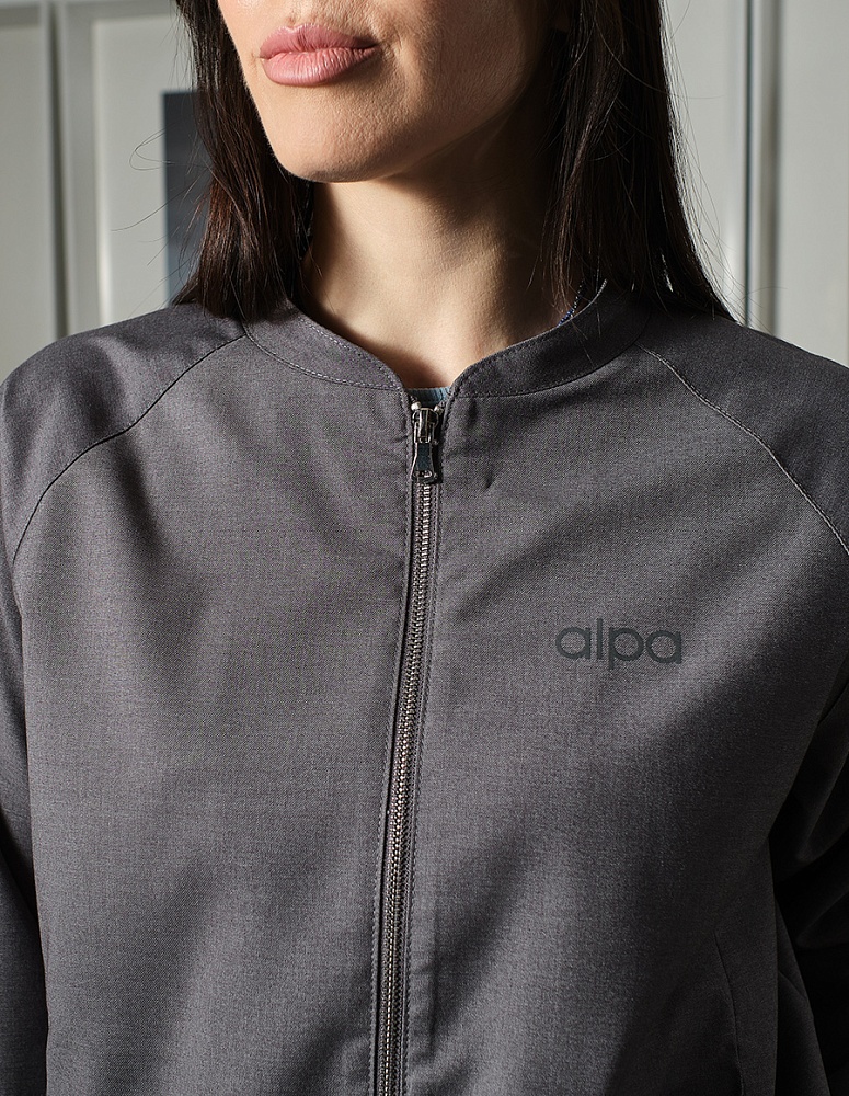 Бомбер Chic Серый_19304