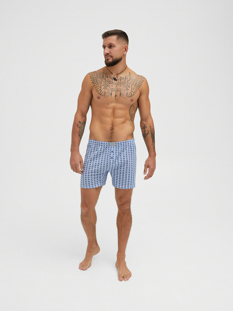 Трусы свободного кроя Classic Man Геометрия_11795