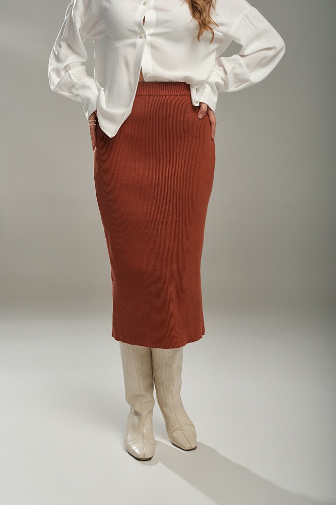 Юбка Aura soft Терракотовый_18277