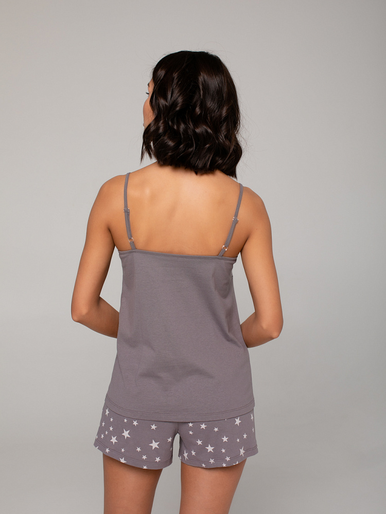 Шорты из хлопка Margo Серый/Звезды_3005