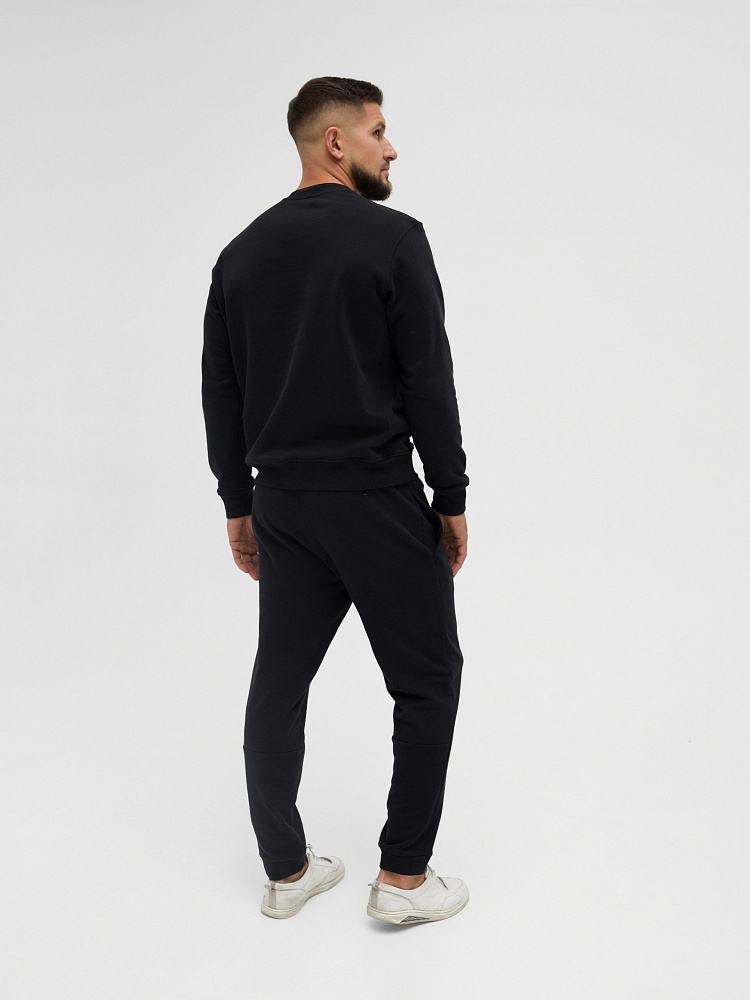 Брюки мужские из футера River Черный_11761