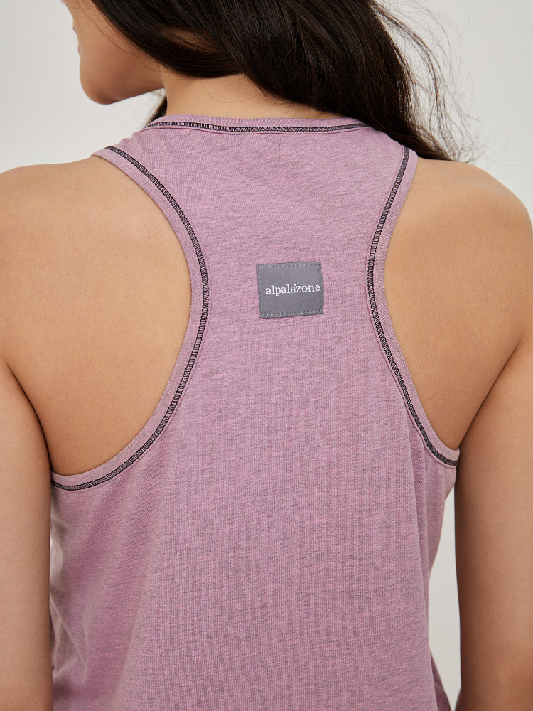 Пижама из эластичного хлопка, комплект Medea Пыльно-лиловый_12859