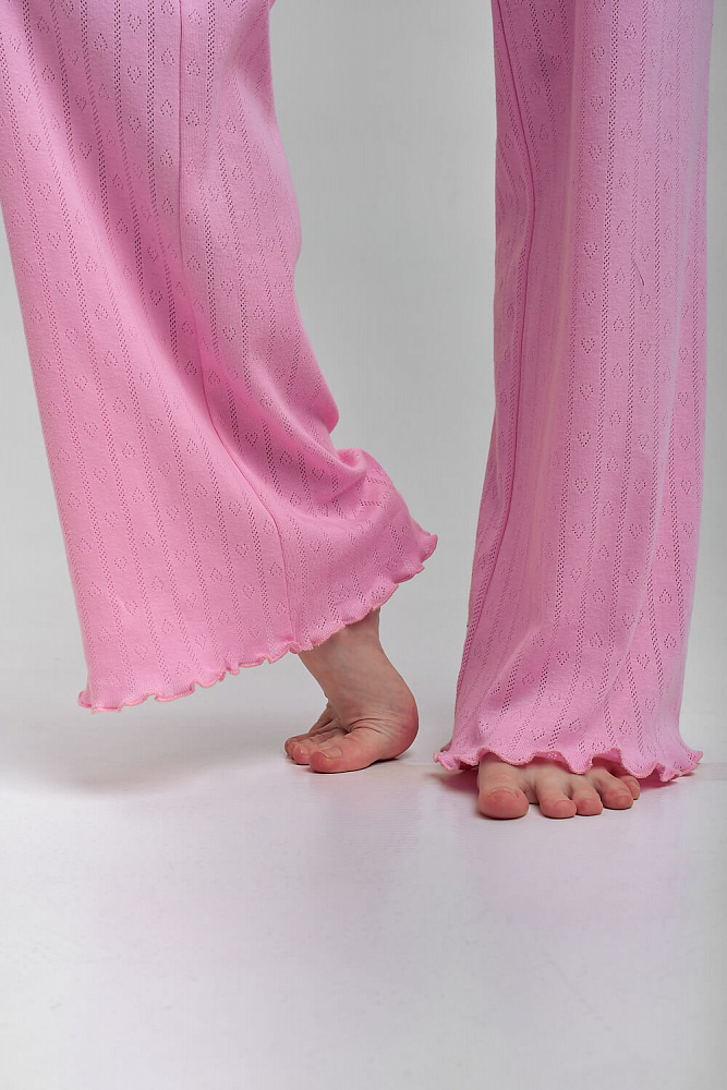 Брюки из хлопка Alisa Розовый_8986