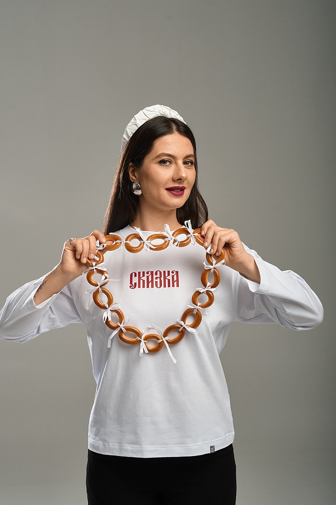 Лонгслив Сказка Белый_18322