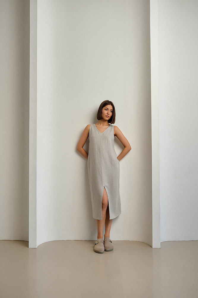 Сарафан длинный Sonet Светло-серый_15068
