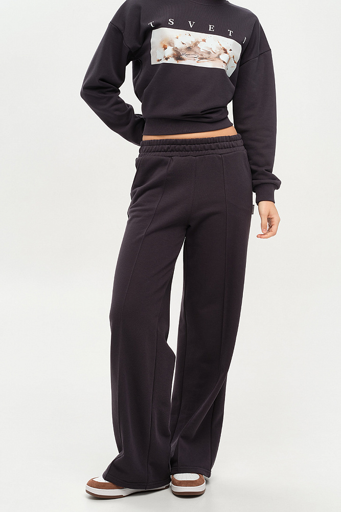 Брюки из футера Art place Графит_14456