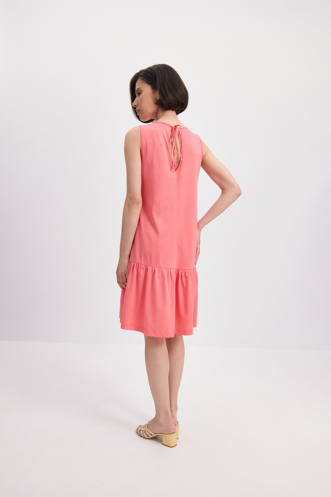 Платье трикотажное с принтом Color Print _15625