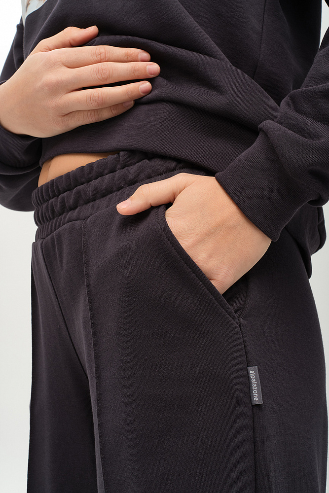 Брюки из футера Art place Графит_14458