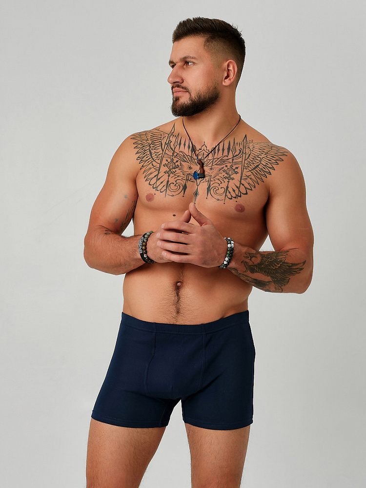 Боксеры Classic Man Темно-синий_9203