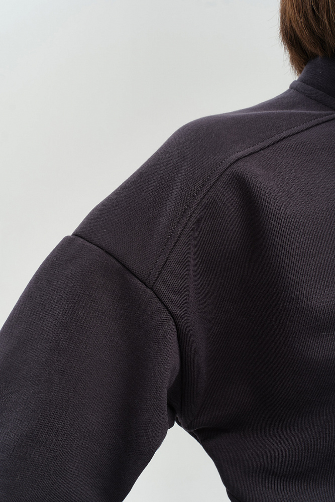 Свитшот из футера Art place Графит_14507