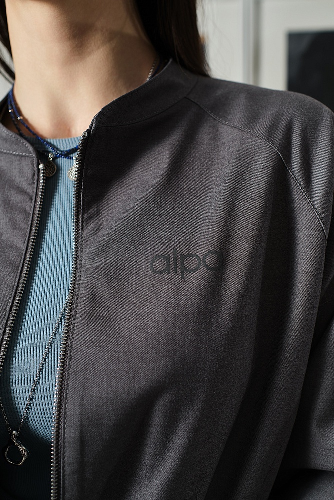 Бомбер Chic Серый_19310