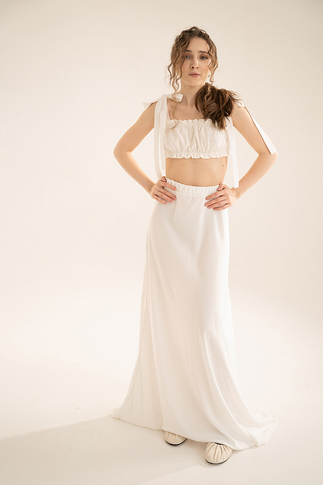 Юбка Wedding Молочный_15541