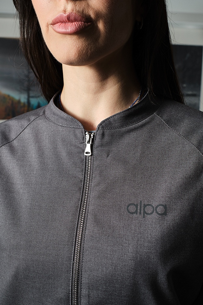 Бомбер Chic Серый_19312