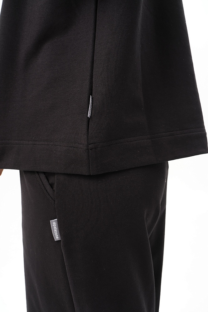 Лонгслив из футера Future Черный_17216