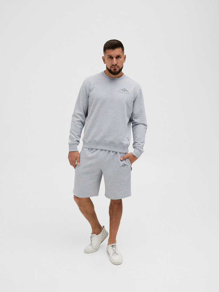 Шорты River Серый/меланж_11780