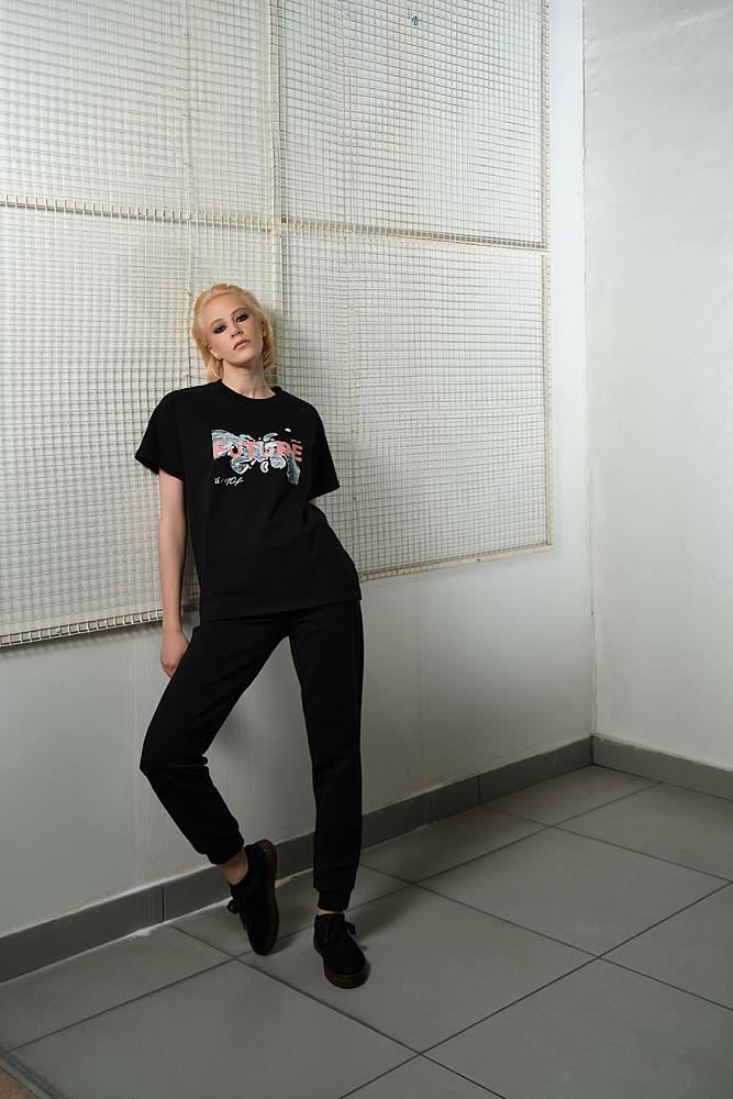 Джоггеры Art moment Черный_15402