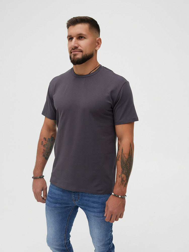 Футболка мужская David Графит_12088