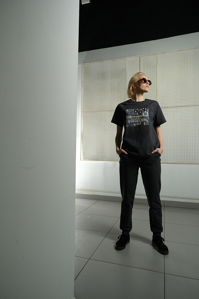 Джоггеры Art moment Серый туман_15395