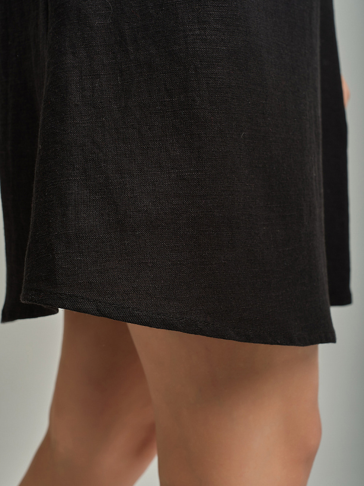 Платье изо льна Sonet Черный_9905