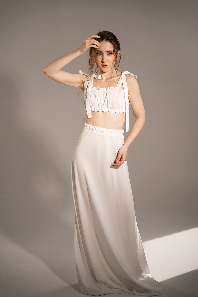 Юбка Wedding Молочный_15536