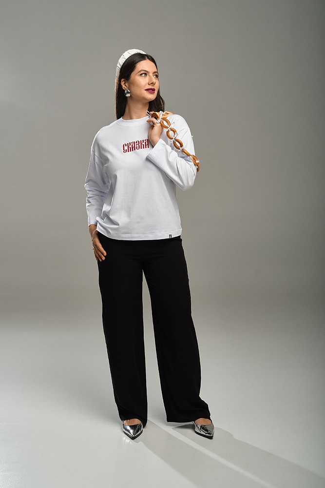 Лонгслив Сказка Белый_18324