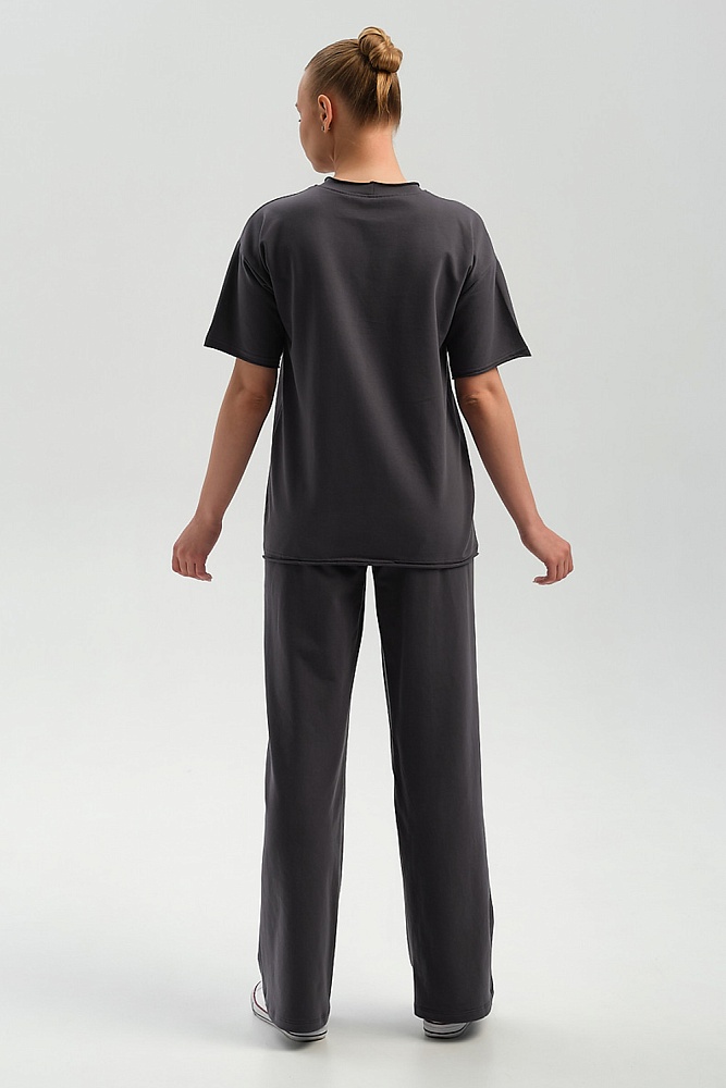 Футболка из хлопка Bloom Графит_16779