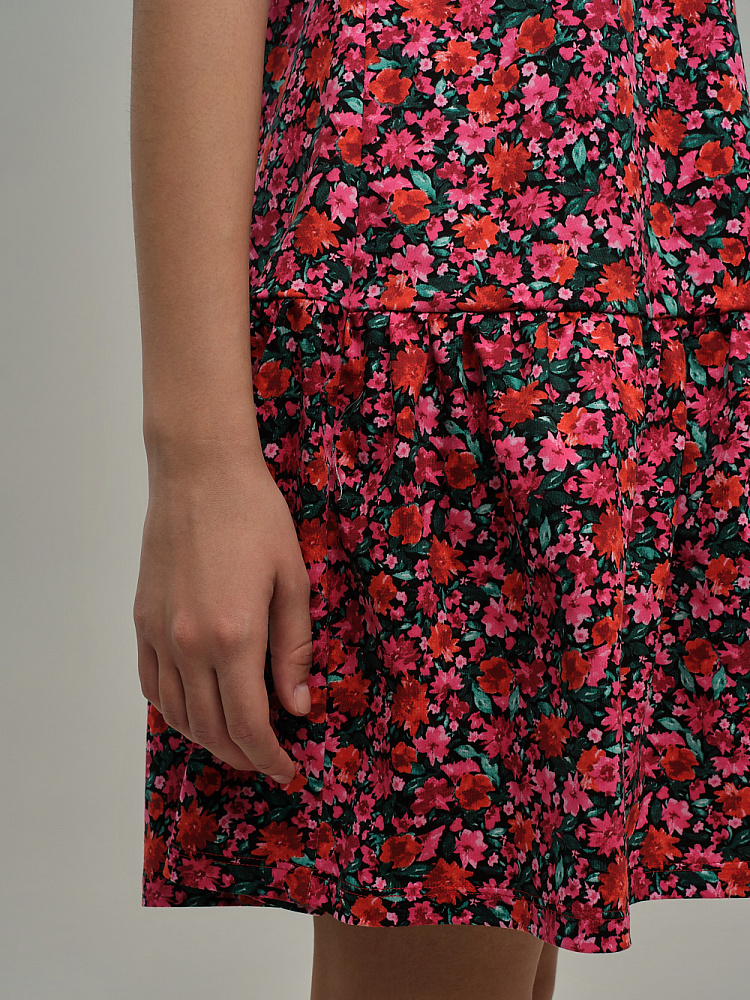 Платье из хлопка Kira Полевые цветы_10555