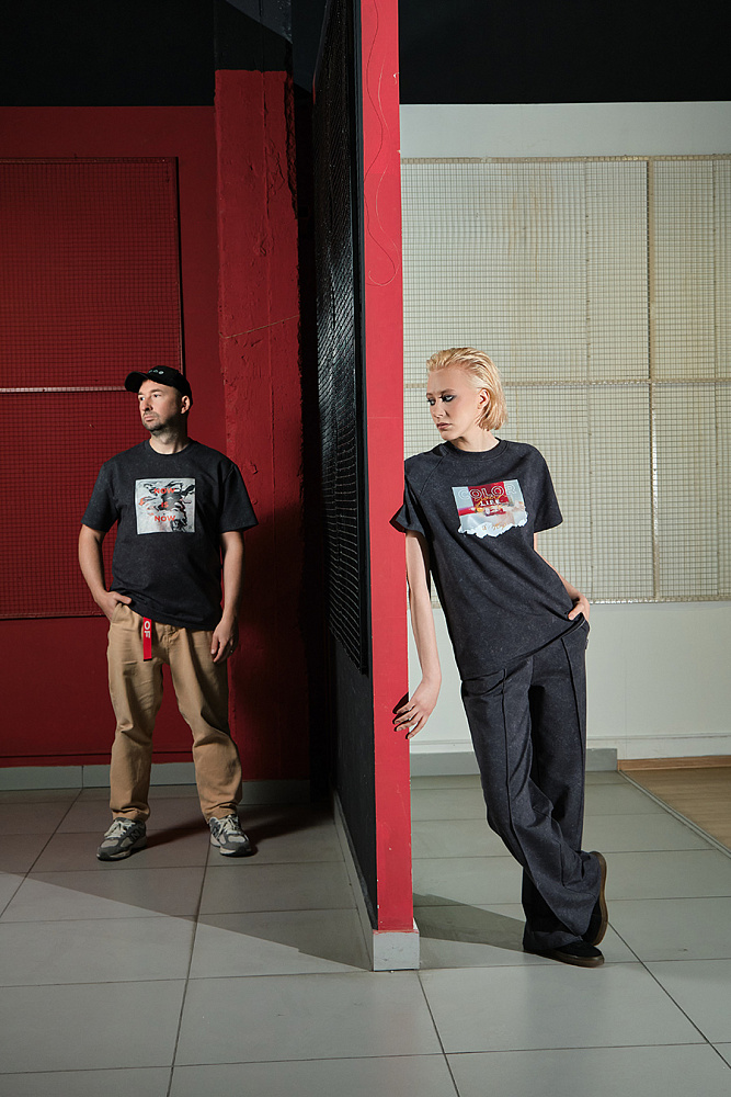 Брюки со стрелками Art moment Серый туман_15389