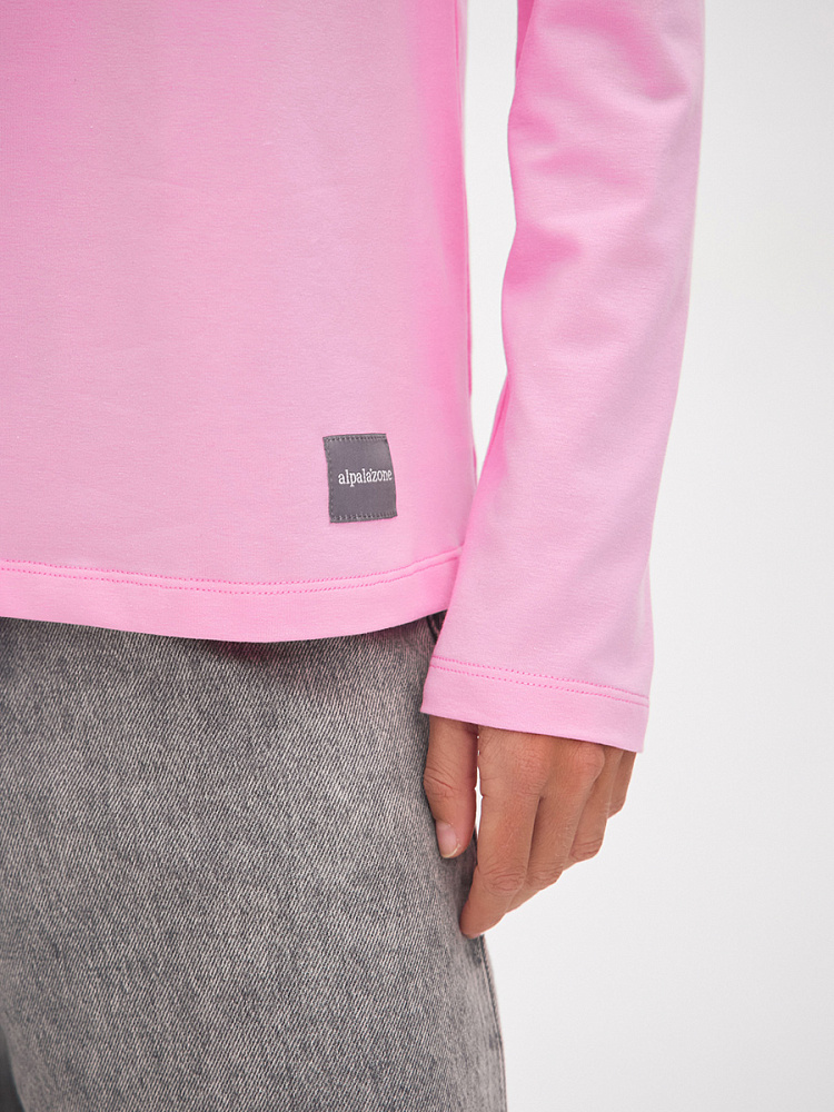 Лонгслив из эластичного хлопка Bloom Розовый_13345