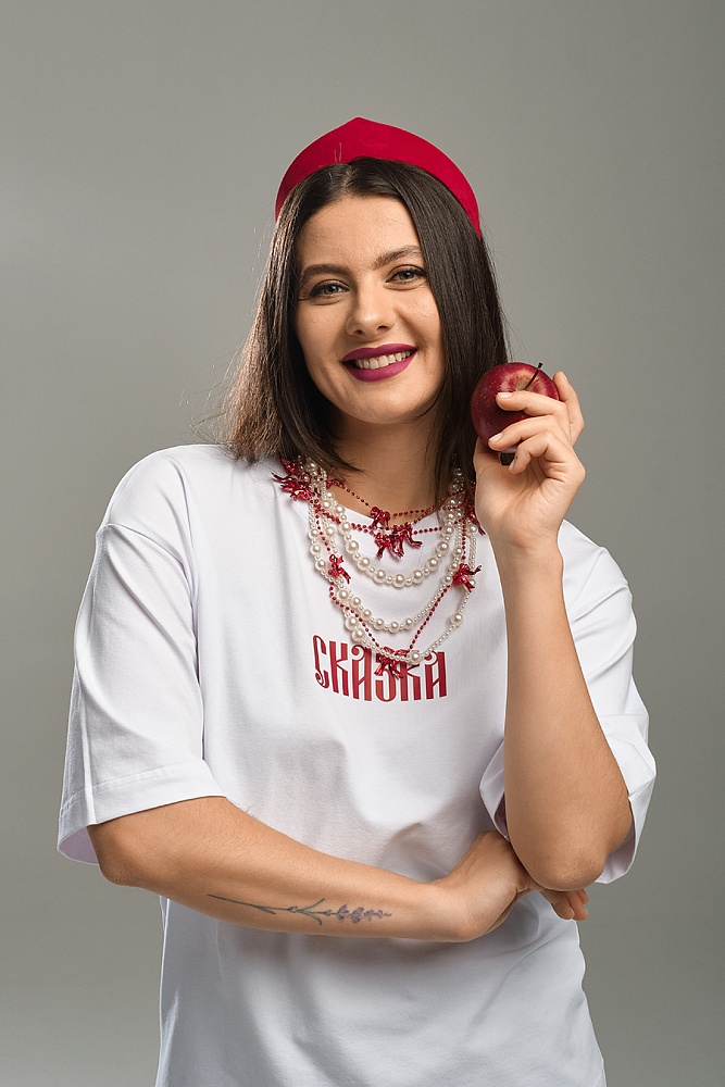 Футболка из хлопка Сказка Белый_18299