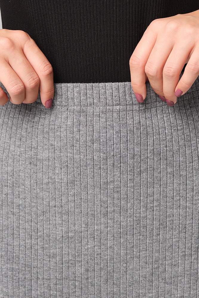 Юбка Cozy Soft Серый меланж_16996