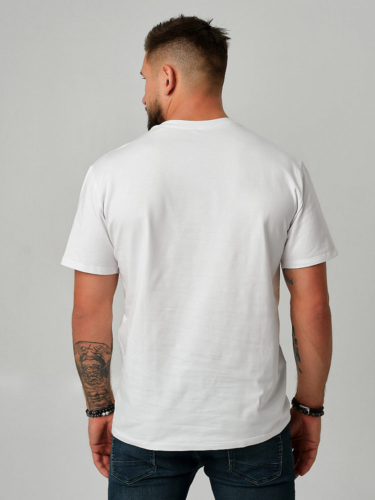 Футболка мужская David Белый_9167