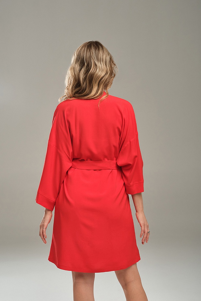 Халат из штапеля Pretty Красный_18229
