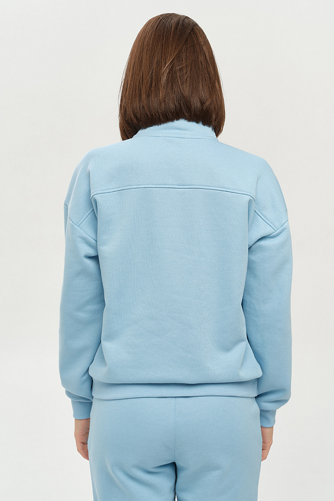 Свитшот из футера Art place Голубой_14412