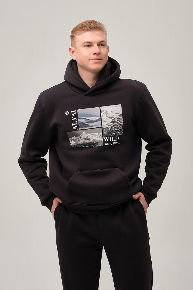 Брюки мужские из хлопка Rob Графит_13410