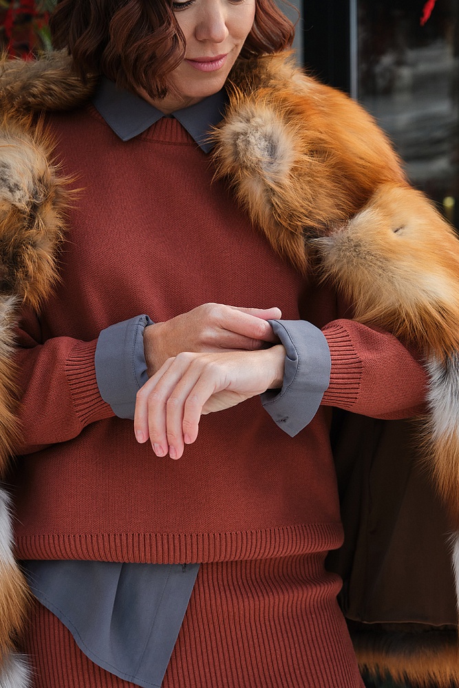 Джемпер Aura soft Терракотовый_18362