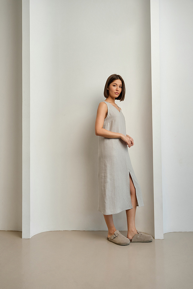 Сарафан длинный Sonet Светло-серый_15070