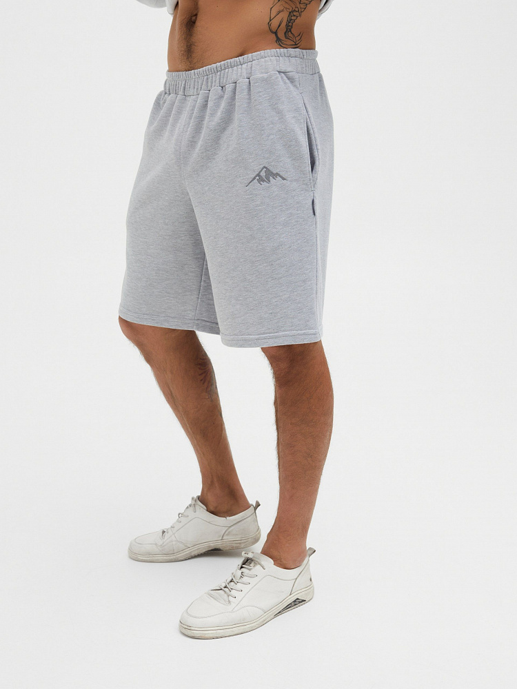 Шорты River Серый/меланж_11782